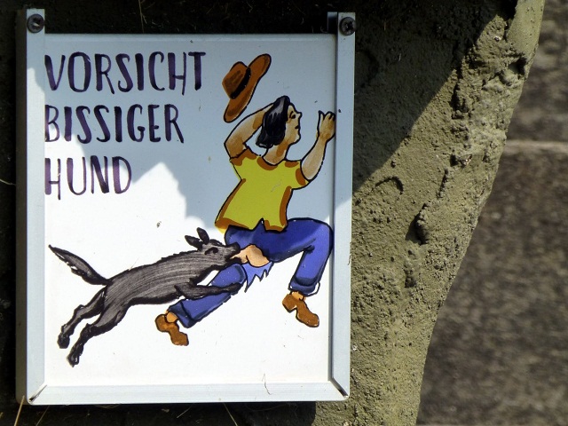 Datei:Bissiger Hund im Käsenbachtal.jpg