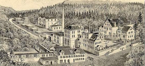 Datei:Möbelfabrik Waldhörnle um 1920.jpg