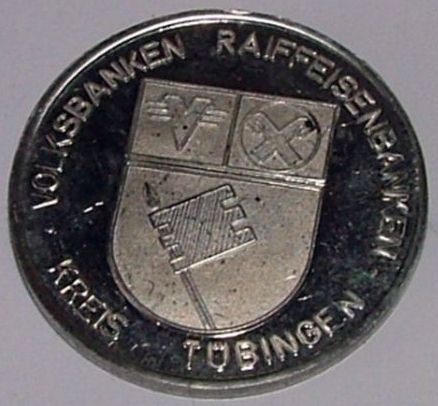 Datei:Medaille Volksbanken Raiffeisenbanken Kreis Tübingen.jpg