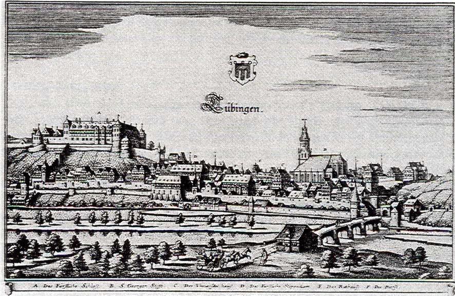 Kupferstich von Tübingen