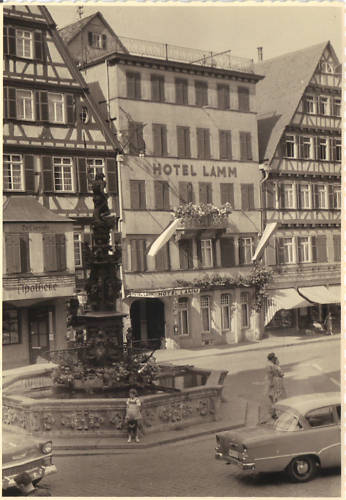 Datei:Hotel Lamm auf altem Foto.jpg