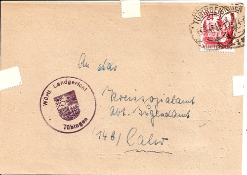 Datei:Stempel des Württembergischen Landgerichts Tübingen.jpg