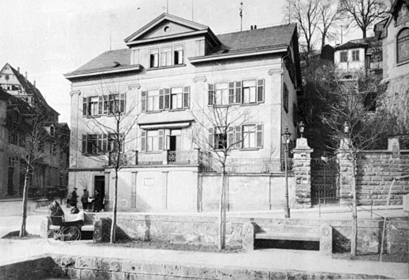 Datei:Uhlands Wohnhaus um 1905.jpg