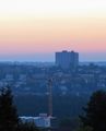 Blick vom Steinenbergturm zur Wanne und WHO bei Sonnenuntergang.jpg
