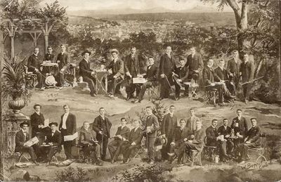 Tübinger Studenten im 3. Kurs 1905 Foto von Wilhelm Boppel.jpg