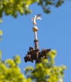 Engelsfigur auf dem Turm des Sommerrefektoriums Kloster Bebenhausen