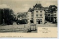 Das 1881 gebaute Haus, Foto 1903: Restaurant und Café Ludwigsbad