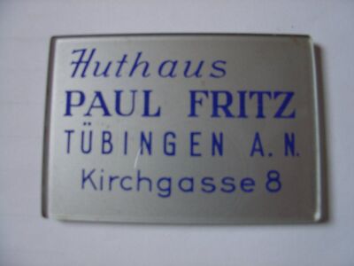 Huthaus Paul Fritz Tübingen a. N. Kirchgasse 8.JPG