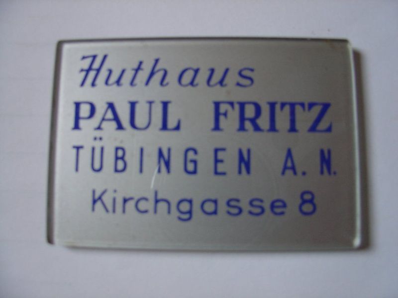 Datei:Huthaus Paul Fritz Tübingen a. N. Kirchgasse 8.JPG