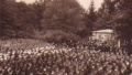 Kranzniederlegung auf der Eberhardshöhe beim Uni-Jubiläum 1927