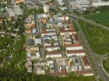Luftbild vom Französischem Viertel Mai 2008. Blickrichtung: Westen