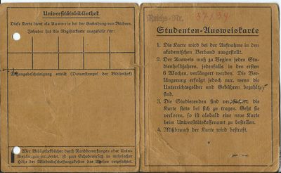 Studentenausweis Zahnheilkunde 1933 Uni Tübingen - Rückseite.JPG