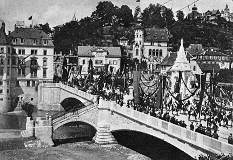 Datei:Neckarbrücke Einweihung 1901.jpg