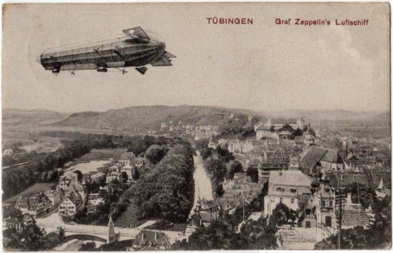 Datei:Zeppelin, gelaufen 1909.jpg