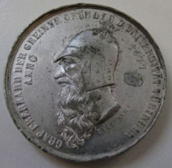 Datei:Medaille Graf Eberhard - Universität Tübingen 1877.jpg