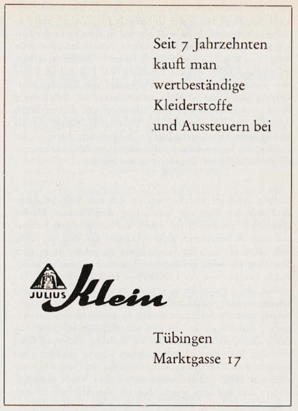 Datei:Julius-Klein-Anzeige-1960.png