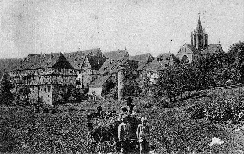 Datei:Bebenhausen vom Nordosten vor 1930.jpg