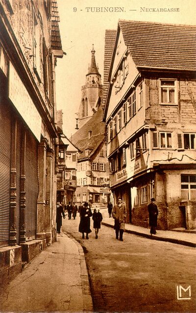 Neckargasse auf einer französischen Postkarte von 1946 (Stadtarchiv Tübingen).jpg
