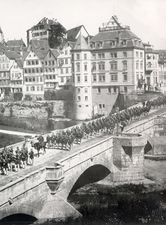 Foto mit der alten Neckarbrücke, also vor 1899