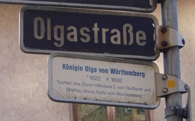Olgastraße Strassenschild.JPG