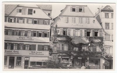 Walz, Zeiher und Haug sowie Linz'sche Apotheke in Tübingen.JPG