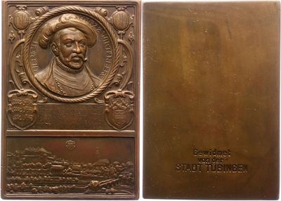 400-Jahrfeier des Tübinger Vertrages, Bronzeplakette, 1914.jpg