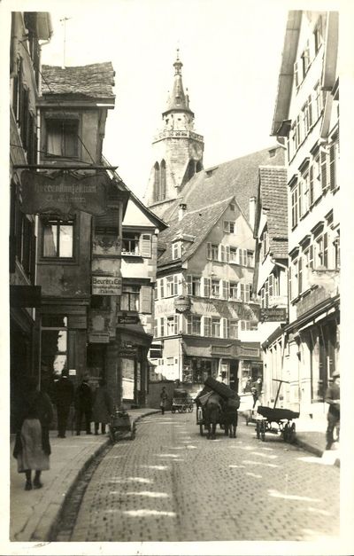 Tübingen, Neckargasse, 1926, Foto Kleinfeldt.JPG