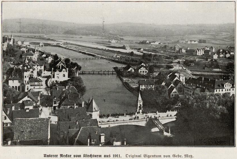 Datei:Unterer Neckar vom Kirchturm aus 1911 (Gebr. Metz).png