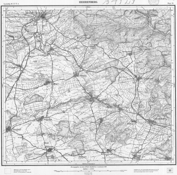 Datei:Topographische Karte von Herrenberg, 1912.jpg