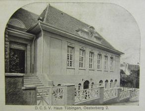 Deutsche Christliche Studenten-Vereinigung: D.C.S.V. Haus Tübingen, Baujahr 1914, heute Schlatterhaus