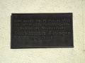 Gedenktafel am Weilheimer Kneiple zur Gründung der Verbindung