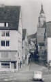 mit Neubau des Eckhauses am Neckartor links nach 1952