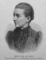 Gräfin Maria von Linden, Holzstich um 1895