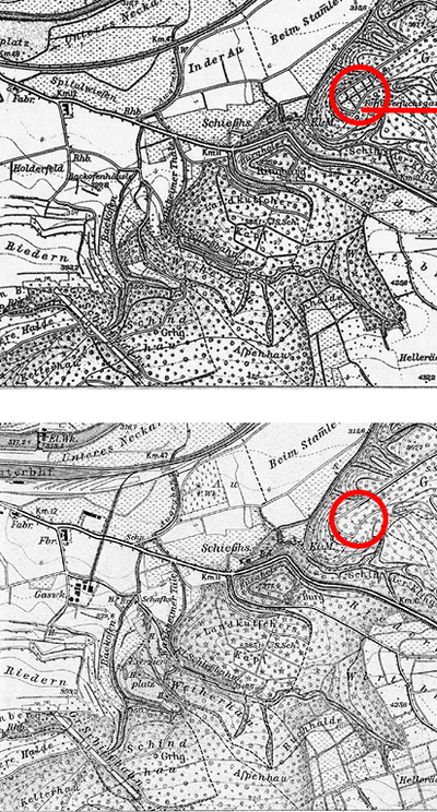 Topo Karte 1901 +1911 Ausschnitt markiert.png