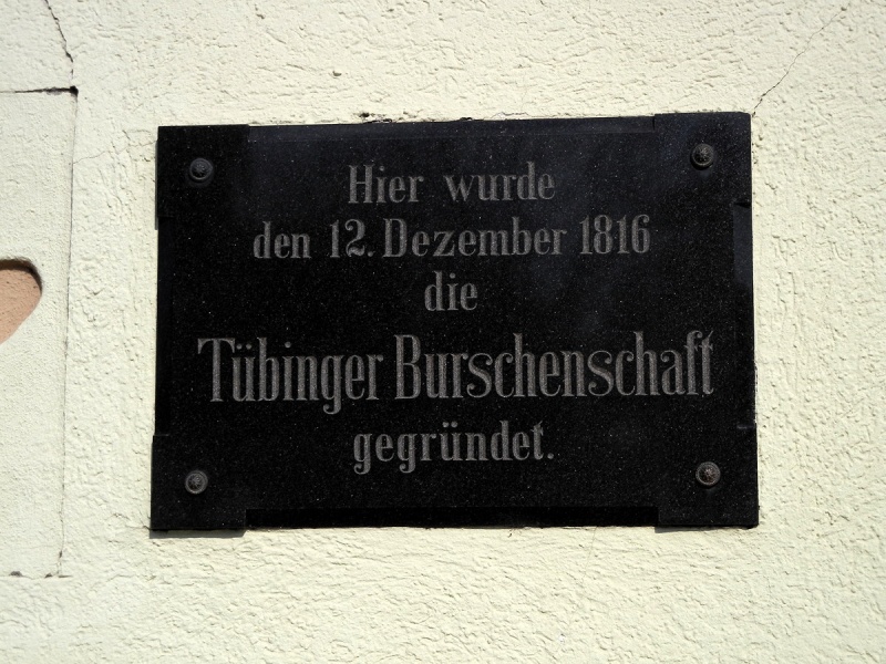 Datei:Gedenktafel-Tübinger-Burschenschaft-Weilheimer-Kneiple.jpg