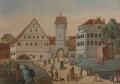 Schweickhardtsche Mühle und Haagtor, vor 1831