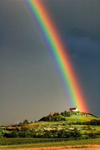 ... mit Super-Regenbogen