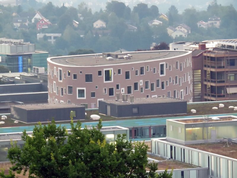 Datei:Blick vom Steinenbergturm zu Kliniken.jpg