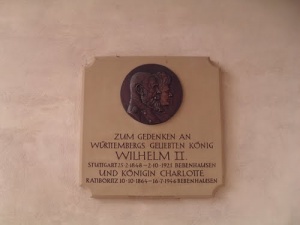 König Wilhelm II und Königin Charlotte in Bebenhausen